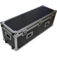 Durable truck case 48" Utility Flight Case with Inset wheels tool flight aluminum carrying case